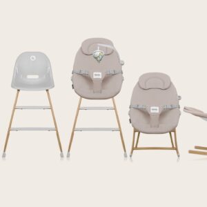 Lionelo DALIA SET barošanas krēsliņa komplekts krāsa GREY STONE NATURAL