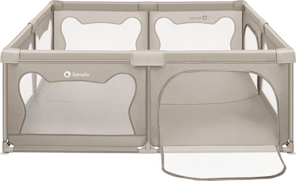 Lionelo WILLOW XL rotaļu manēža 207x187cm krāsa BEIGE SAND