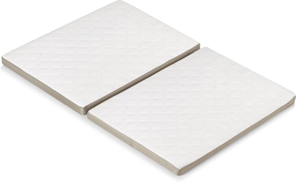 Lionelo ALICE bērnu ceļojumu gulta krāsa BEIGE OLIVE