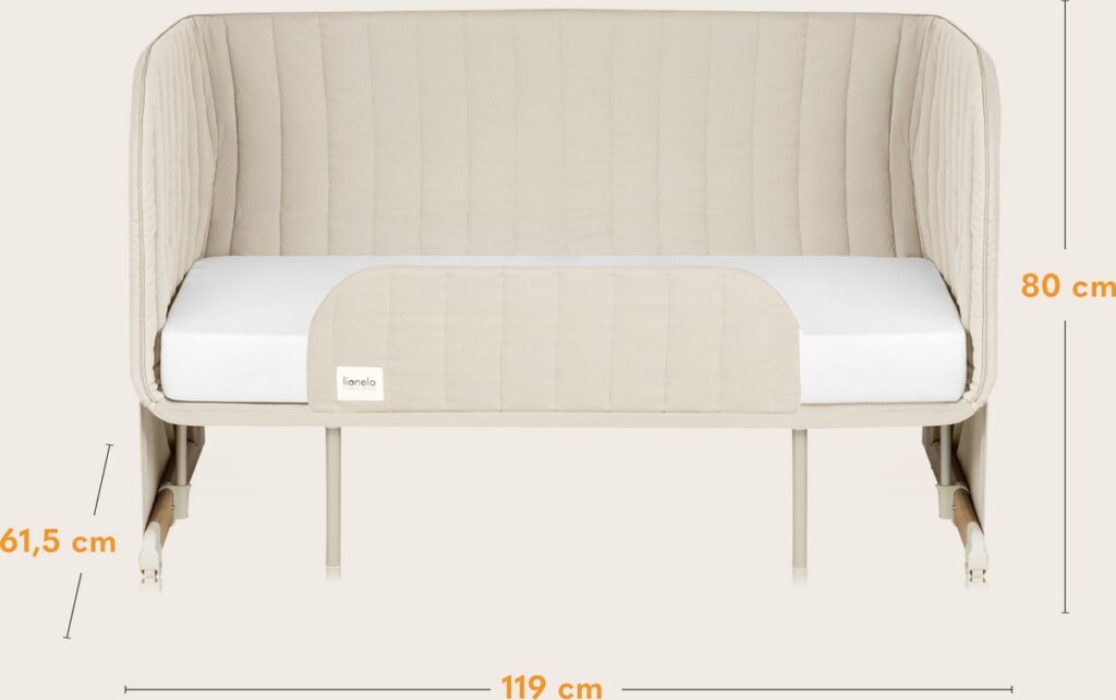 Lionelo THOMI PLUS ceļojumu gulta krāsa BEIGE SAND