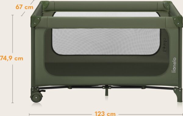 Autokreslini.lv | JASMIN EASY FOLD ceļojumu gulta krāsa GREEN OLIVE bilde #29