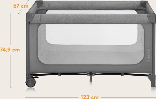 Autokreslini.lv | JASMIN EASY FOLD ceļojumu gulta krāsa GREY STONE bilde #5