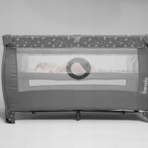 Lionelo STEFI PLUS ceļojumu gulta krāsa GREY MULTICOLOR