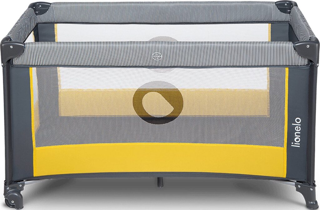 Lionelo STEFI ceļojumu gulta krāsa YELLOW LEMON