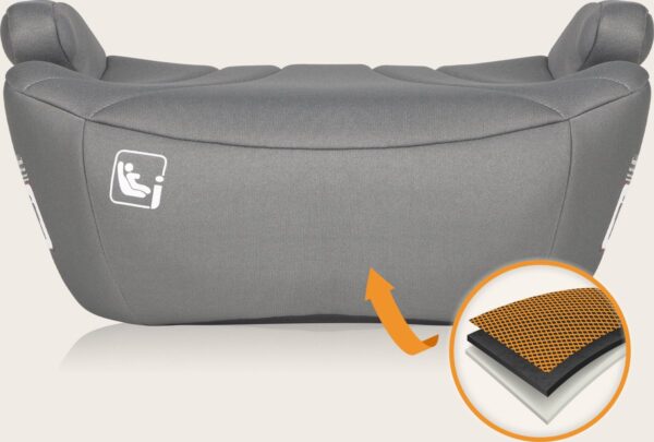 Autokreslini.lv | Luuk I-Size auto paliktnis bērniem 125-150cm krāsa Grey bilde #9