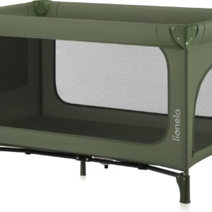 Lionelo JASMIN EASY FOLD ceļojumu gulta krāsa GREEN OLIVE
