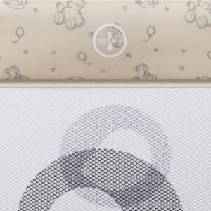 Lionelo SVEN PLUS ceļojumu gulta krāsa BEIGE LATTE