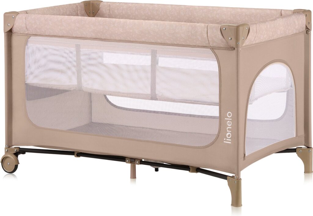 Lionelo JASMIN EASY FOLD ceļojumu gulta krāsa BEIGE SAND