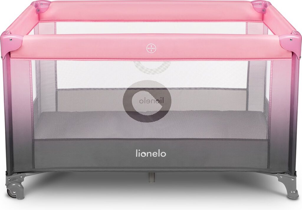 Lionelo STEFI ceļojumu gulta krāsa PINK OMBRE