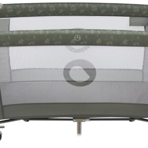 Lionelo SVEN PLUS ceļojumu gulta krāsa BEIGE OLIVE