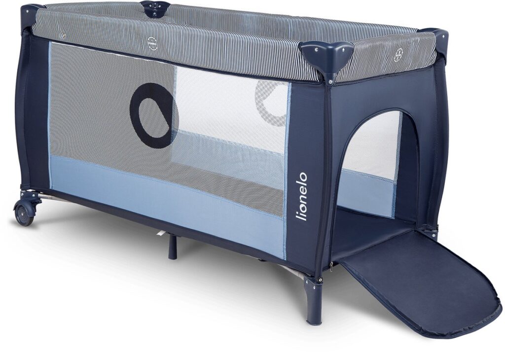 Lionelo SVEN PLUS ceļojumu gulta krāsa BLUE NAVY