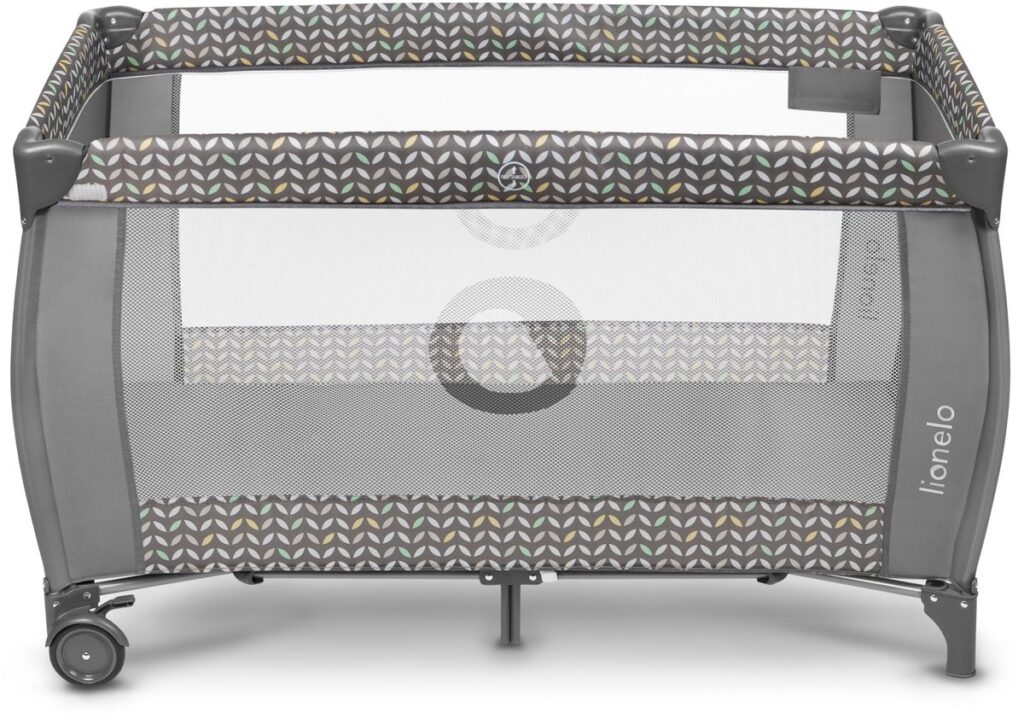 Lionelo SVEN PLUS ceļojumu gulta krāsa GREY SCANDI