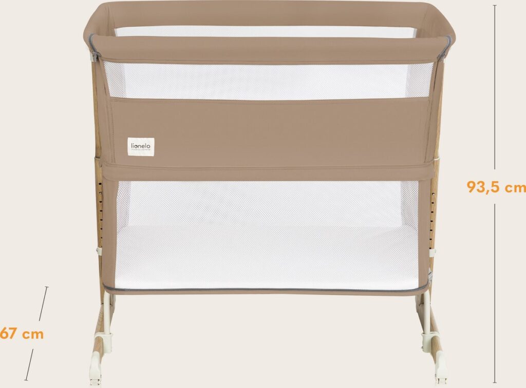 Lionelo THOMI PLUS ceļojumu gulta krāsa BEIGE CARMEL