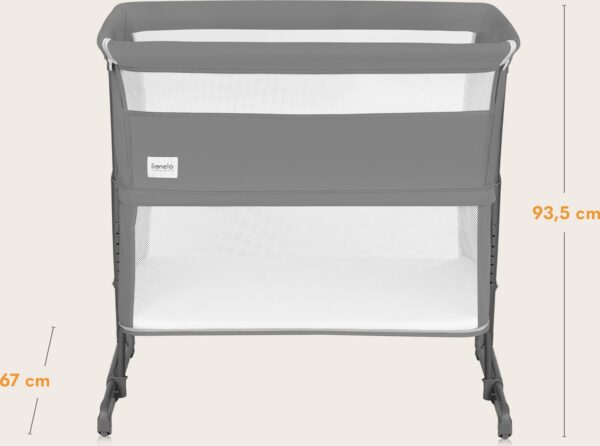 Autokreslini.lv | THOMI PLUS ceļojumu gulta krāsa GREY CONCRETE bilde #3
