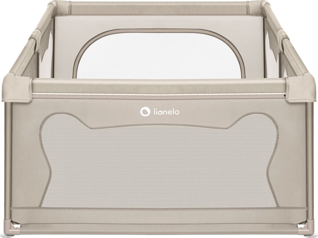 Lionelo WILLOW rotaļu manēža 187x127cm krāsa BEIGE SAND