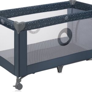 Lionelo STEFI ceļojumu gulta krāsa BLUE GREY