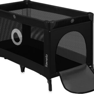 Lionelo STEFI ceļojumu gulta krāsa BLACK CARBON
