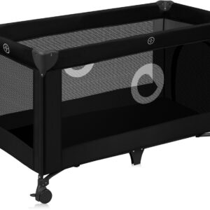 Lionelo STEFI ceļojumu gulta krāsa BLACK CARBON