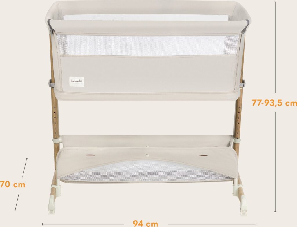 Lionelo THOMI PLUS ceļojumu gulta krāsa BEIGE SAND