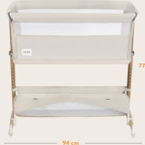 Lionelo THOMI PLUS ceļojumu gulta krāsa BEIGE SAND