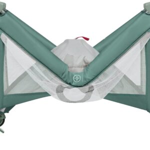 Lionelo STEFI PLUS ceļojumu gulta krāsa GREEN OLIVE