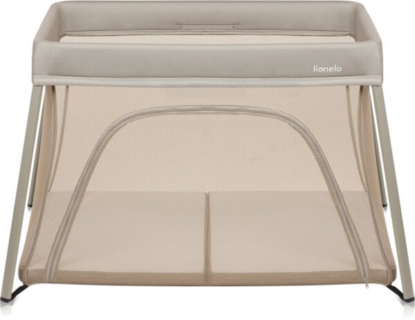 Autokreslini.lv | ALICE bērnu ceļojumu gulta krāsa BEIGE OLIVE bilde #9