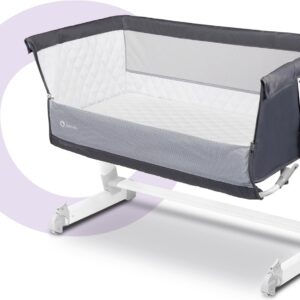Lionelo THEO ceļojumu gulta krāsa DARK GREY