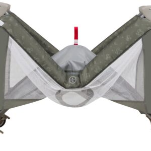 Lionelo SVEN PLUS ceļojumu gulta krāsa BEIGE OLIVE