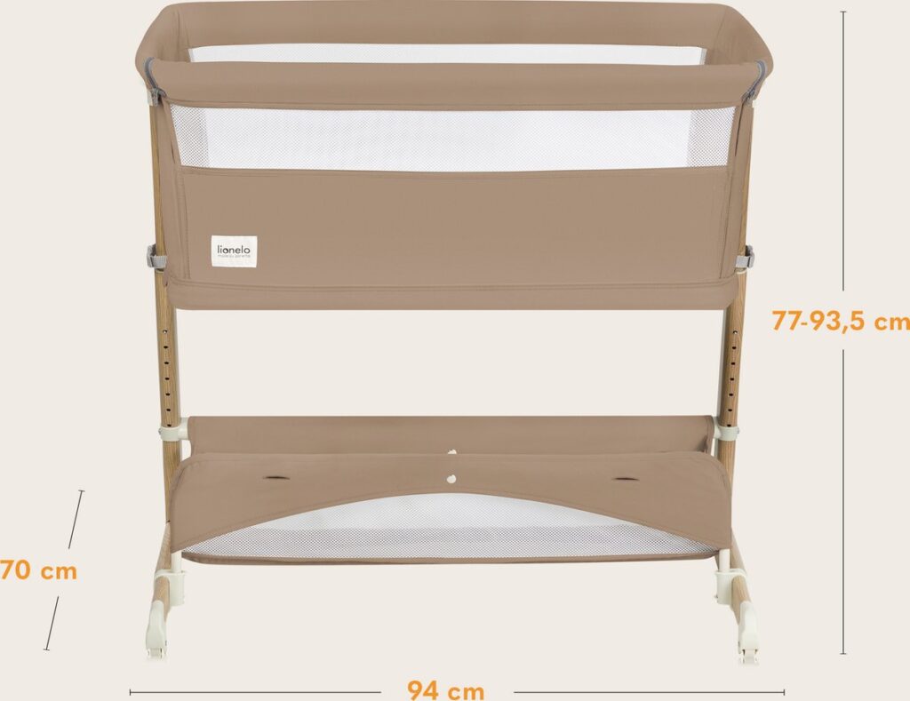 Lionelo THOMI PLUS ceļojumu gulta krāsa BEIGE CARMEL