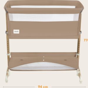 Lionelo THOMI PLUS ceļojumu gulta krāsa BEIGE CARMEL