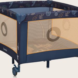 Lionelo BONNIE rotaļu manēža krāsa BLUE NAVY