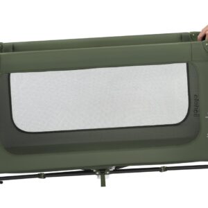 Lionelo JASMIN EASY FOLD ceļojumu gulta krāsa GREEN OLIVE