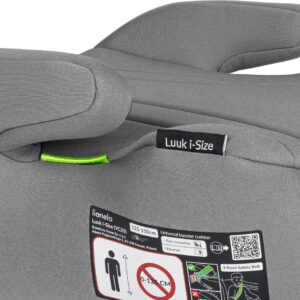 Lionelo Luuk I-Size auto paliktnis bērniem 125-150cm krāsa Grey