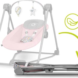 Lionelo OTTO mazuļu šūpuļkrēsliņš krāsa PINK BABY