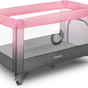 Lionelo STEFI ceļojumu gulta krāsa PINK OMBRE