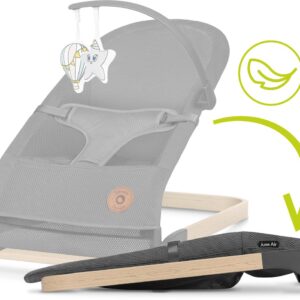 Lionelo JUNE AIR mazuļu šūpuļkrēsliņš krāsa GREY GRAPHITE