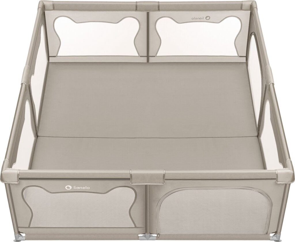 Lionelo WILLOW XL rotaļu manēža 207x187cm krāsa BEIGE SAND