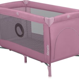 Lionelo STEFI PLUS ceļojumu gulta krāsa PINK MAGNOLIA