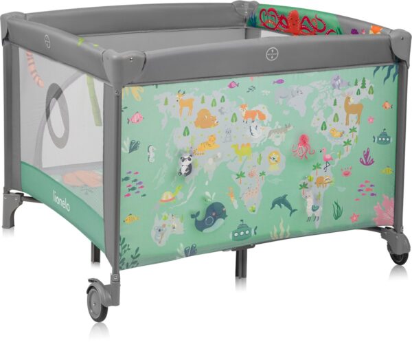 Autokreslini.lv | MILLE PLUS rotaļu manēža bērniem krāsa GREY GREEN bilde #7