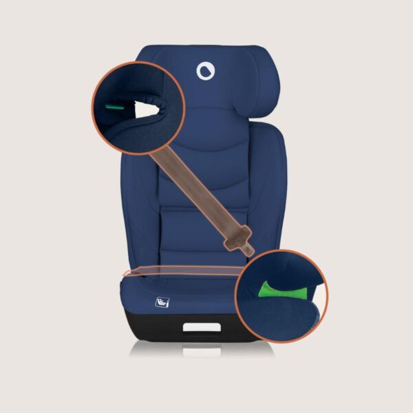 Autokreslini.lv | NEAL I-Size autokrēsliņš bērniem 100-150cm krāsa Blue Navy bilde #19