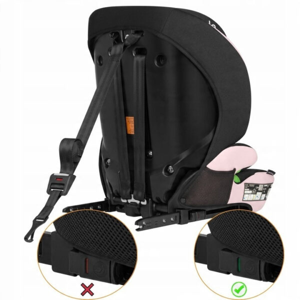 Autokreslini.lv | Levi Fix I-Size autokrēsliņš 76-150cm krāsa Pink Baby bilde #17