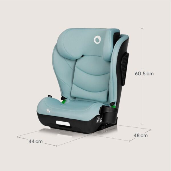 Autokreslini.lv | NEAL I-Size autokrēsliņš bērniem 100-150cm krāsa Green Turquoise bilde #23