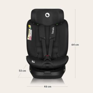 Lionelo Brave I-Size autokrēsliņš bērniem 40-150cm krāsa Black Carbon