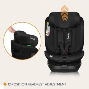 Lionelo Brave I-Size autokrēsliņš bērniem 40-150cm krāsa Black Carbon