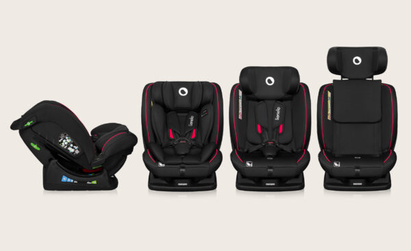 Autokreslini.lv | Aart I-Size autokrēsliņš bērniem 40-150cm krāsa Black Carbon Red bilde #31