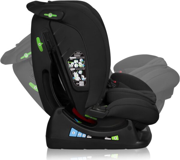 Autokreslini.lv | Izzy I-Size autokrēsliņš bērniem 40-150cm krāsa Black Carbon bilde #3