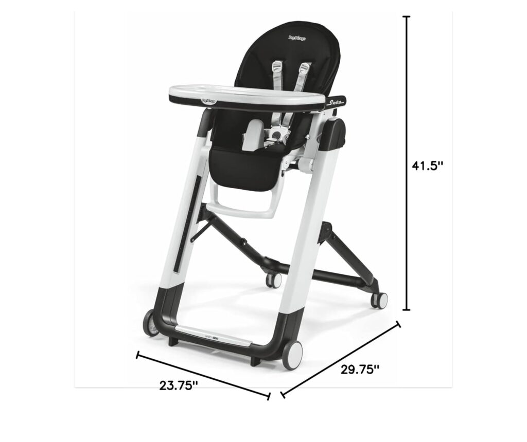 Peg Perego Siesta Follow Me bērnu barošanas krēsls krāsa Licorice