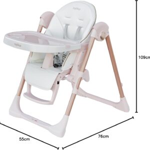 Peg Perego Prima Pappa Follow Me barošanas krēsls krāsa Mon Amour