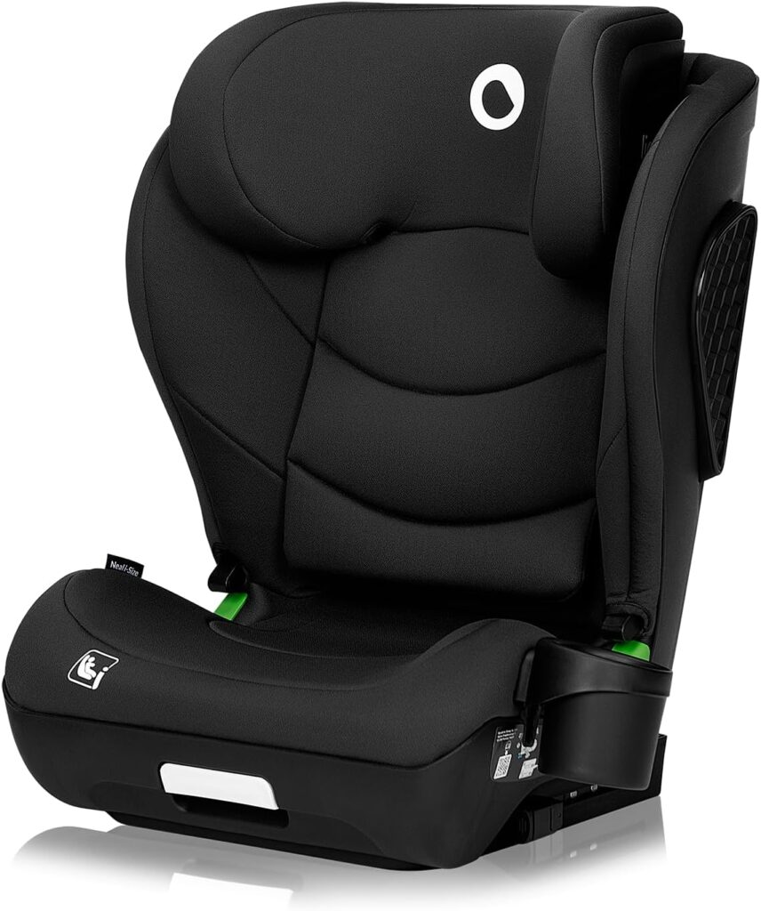 Lionelo NEAL I-Size autokrēsliņš bērniem 100-150cm krāsa Black Carbon