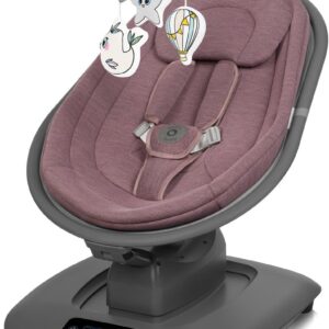 Lionelo BLOSSOM mazuļu šūpuļkrēsliņš krāsa PINK MAUVE